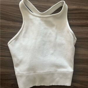 Hollister Ribbed Racerback Crop